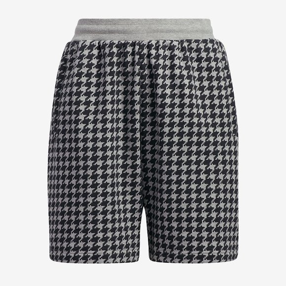 Adidas Unisex Ivy Park Grey Black Allover Print Shorts HN4528 - Picture 4 of 5
